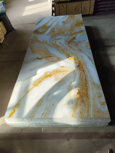 Premium PVC UV Marble Sheet Daim iav UV nto